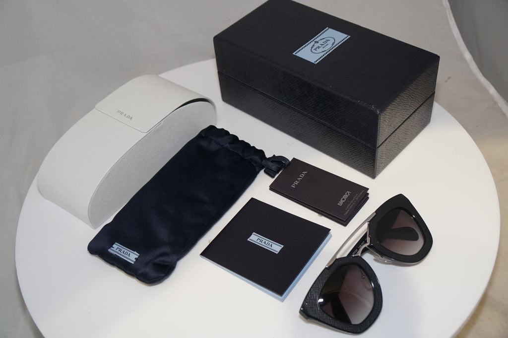 PRADA Womens Boxed Designer Sunglasses - ORNATE CINEMA SPR 14S 1AB-OA7 20926