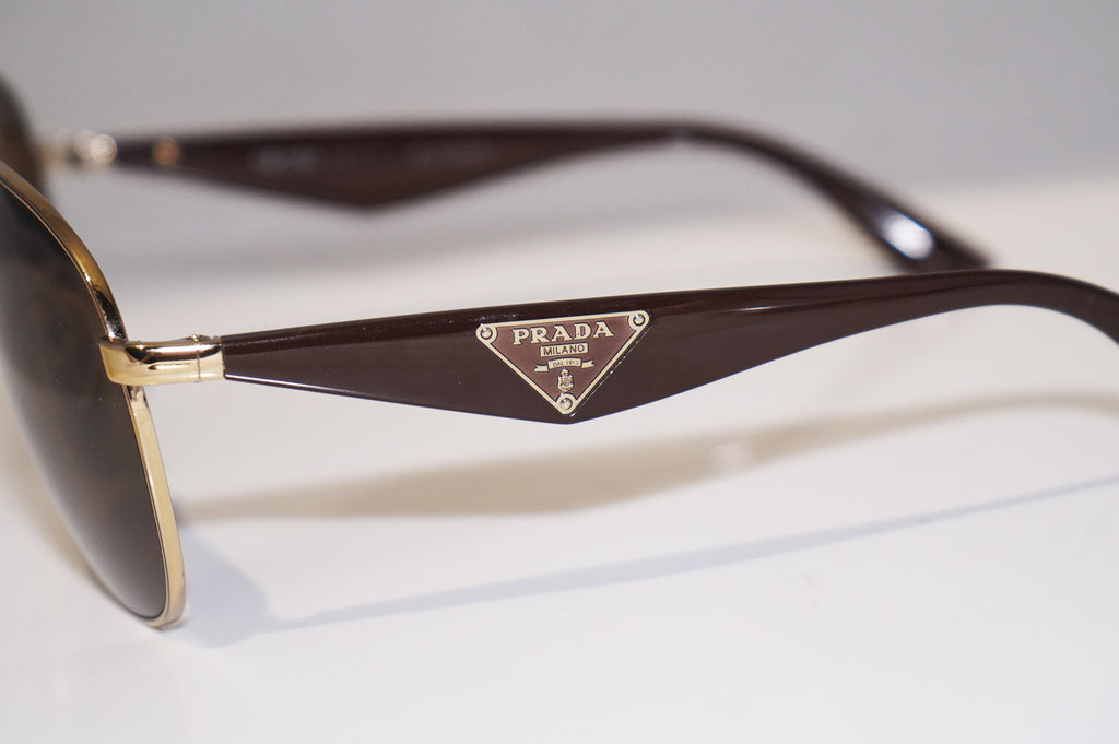 PRADA Mens Designer Sunglasses Brown Aviator SPR 53Q ZVN-5N2 15607