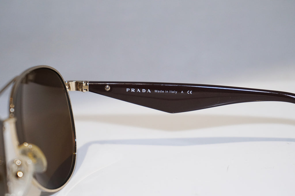 PRADA Mens Designer Sunglasses Brown Aviator SPR 53Q ZVN-1X1 15617