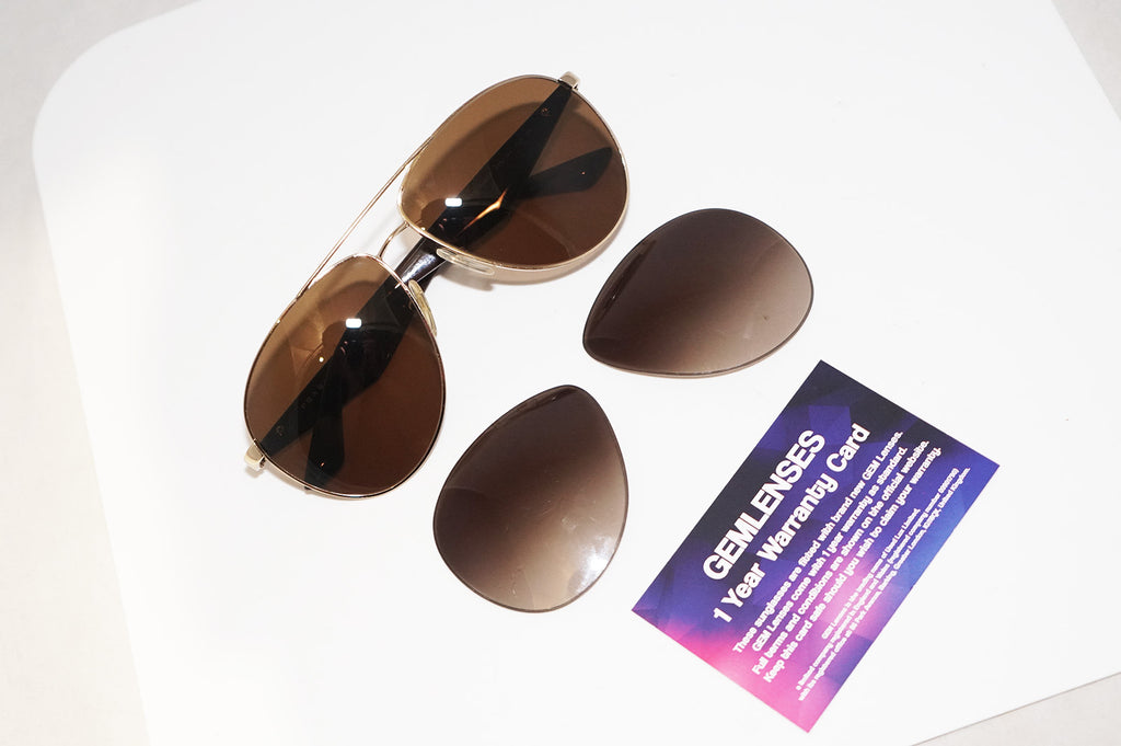 PRADA Mens Designer Sunglasses Brown Aviator SPR 53Q ZVN-1X1 15617