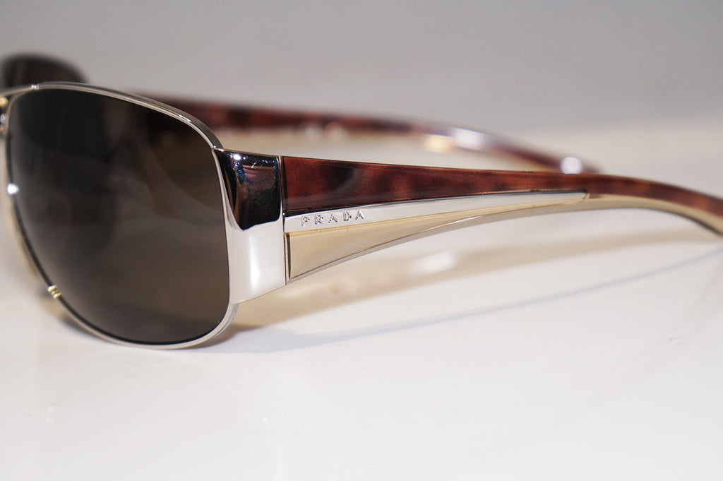 PRADA Mens Designer Sunglasses Silver Aviator SPR 75G 1BC-5G1 15644