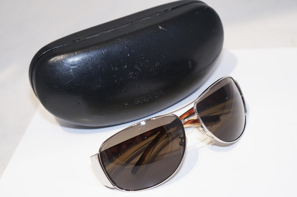 PRADA Mens Designer Sunglasses Silver Aviator SPR 75G 1BC-5G1 15644