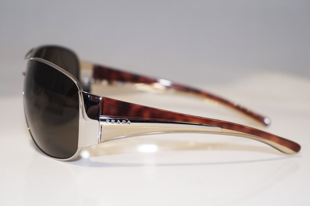 PRADA Mens Designer Sunglasses Silver Aviator SPR 75G 1BC-5G1 15644