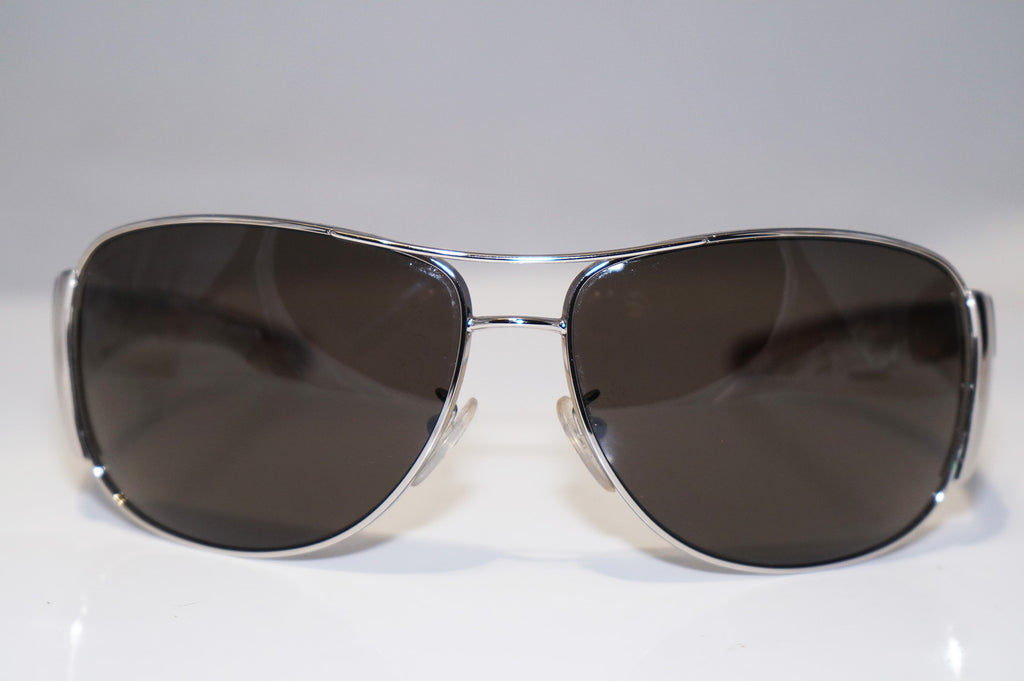 PRADA Mens Designer Sunglasses Silver Aviator SPR 75G 1BC-5G1 15644