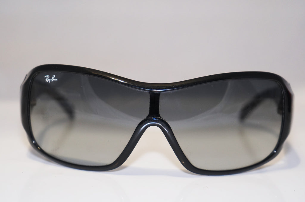 RAY-BAN Womens Designer Sunglasses Black Shield RB 4087 601/8G 15646