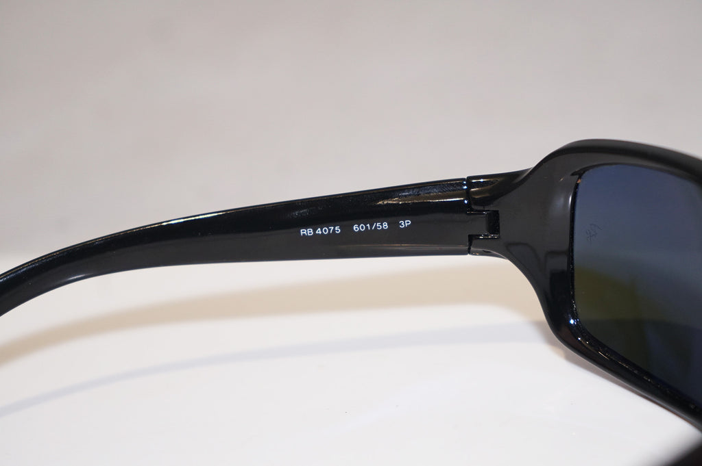 RAY-BAN Mens Designer Polarized Sunglasses Black Wrap RB 4075 601/58 15645