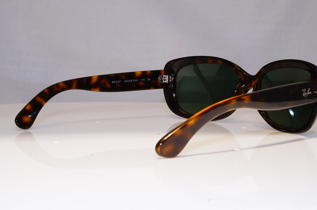 RAY-BAN Womens Boxed Sunglasses Brown Rectangle JACKIE OHH RB 4101 710 22205