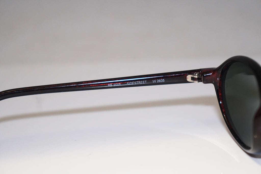 RAY-BAN 1990 Vintage Mens Designer Sunglasses Brown Oval RB 2005 W2835 15355