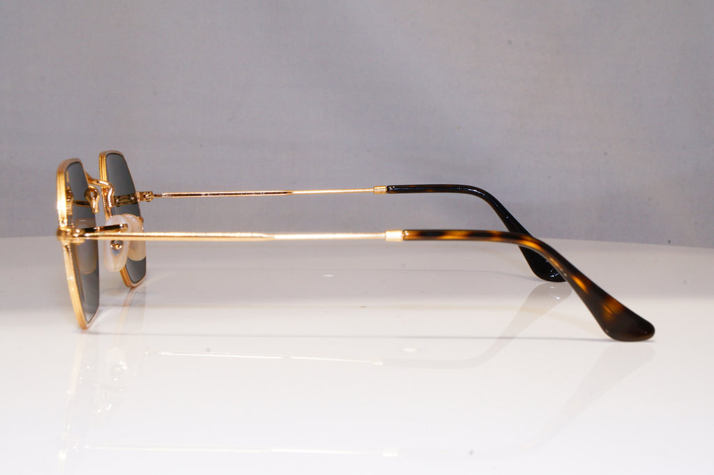 RAY-BAN Mens Womens Unisex Sunglasses Gold Rectangle HEXAGON RB 3556 - 22515