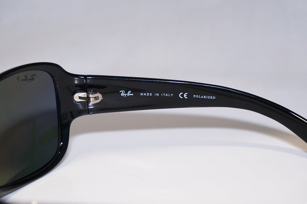 RAY-BAN Womens Designer Polarized Sunglasses Black Wrap RB 4097 601/9A 16653