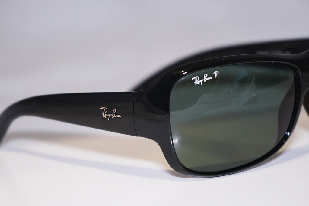 RAY-BAN Womens Designer Polarized Sunglasses Black Wrap RB 4097 601/9A 16653