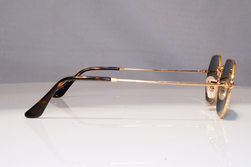 RAY-BAN Mens Womens Unisex Sunglasses Gold Rectangle HEXAGON RB 3556 - 22515