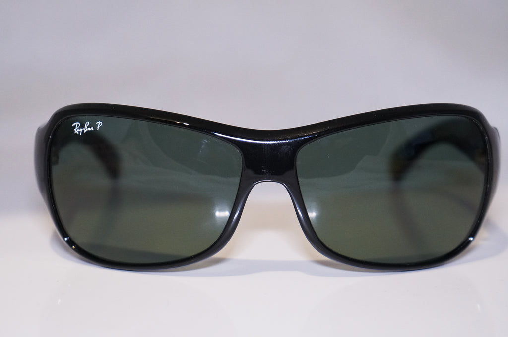 RAY-BAN Womens Designer Polarized Sunglasses Black Wrap RB 4097 601/9A 16653