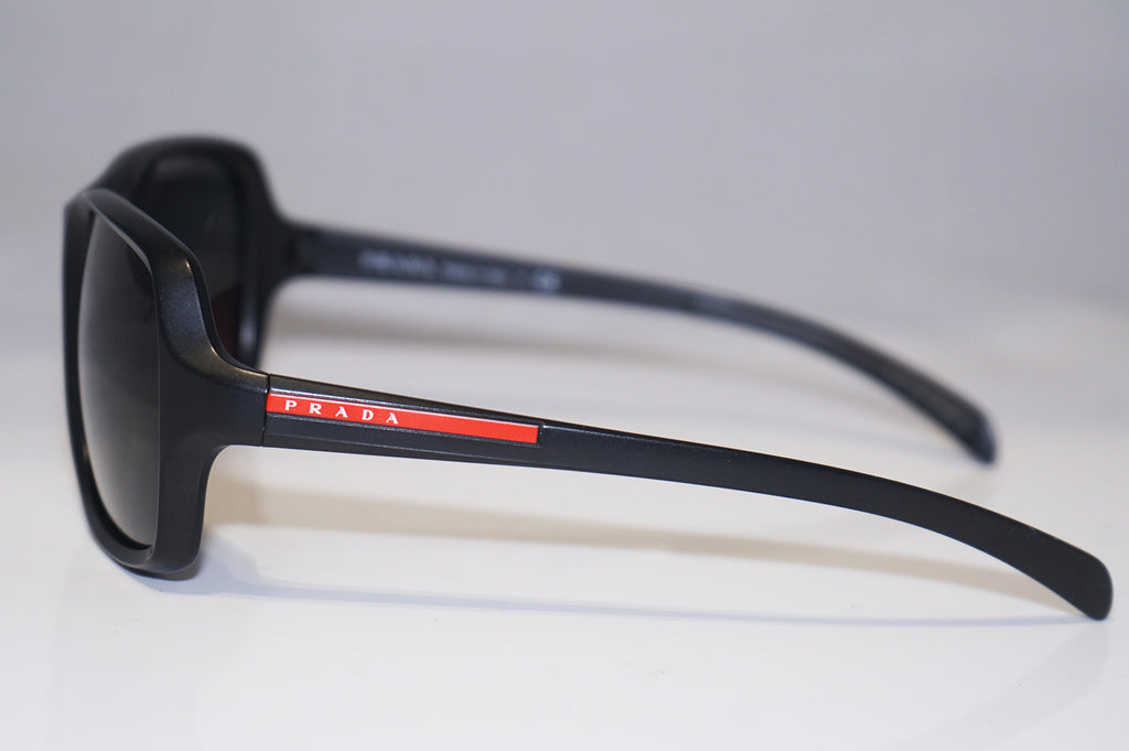 PRADA Mens Designer Sunglasses Black Square SPS 07L 1BO-1A1 15664