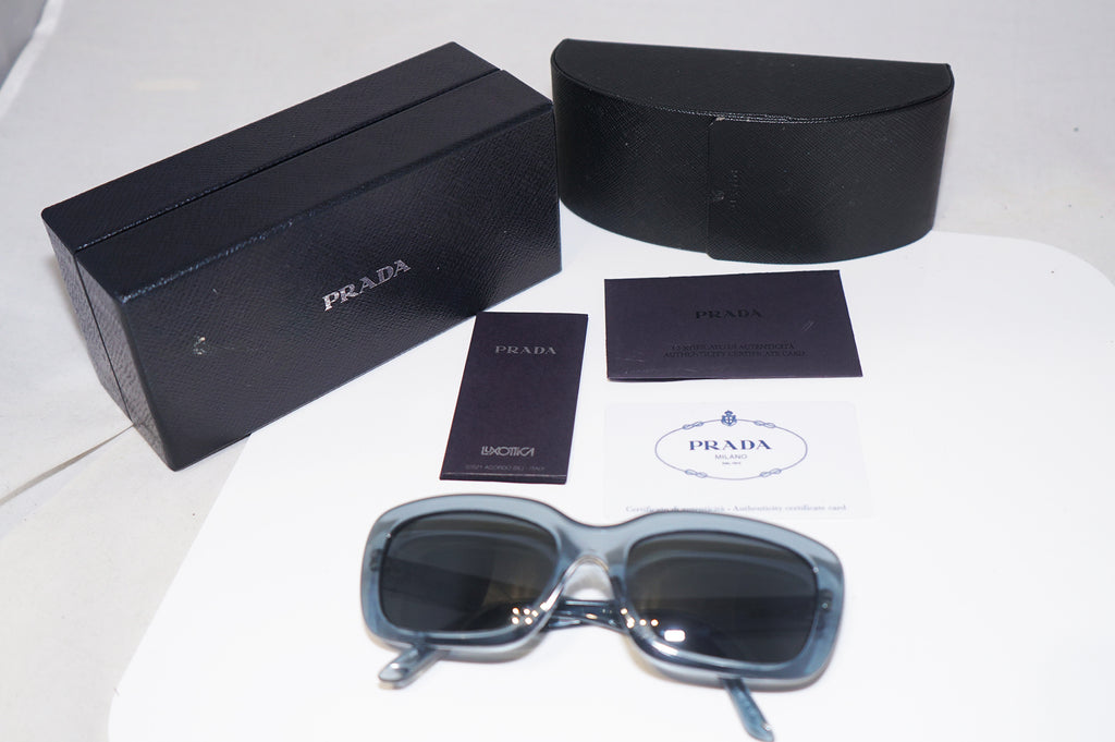 PRADA Boxed Womens Designer Sunglasses Ice Grey Cat Eye SPR 23M PD6-9K1 15631