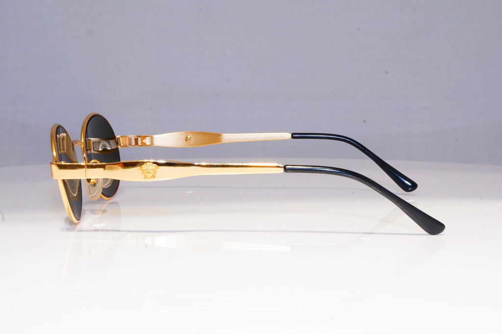 GIANNI VERSACE Mens Vintage 1990 Designer Sunglasses Gold S09 30 19996 NOS