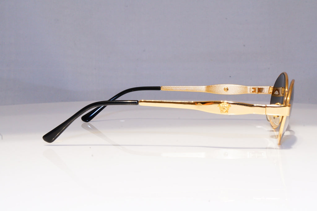 GIANNI VERSACE Mens Vintage 1990 Designer Sunglasses Gold S09 30 19996 NOS