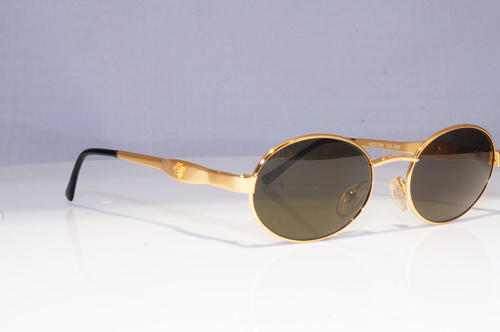 GIANNI VERSACE Mens Vintage 1990 Designer Sunglasses Gold S09 30 19996 NOS