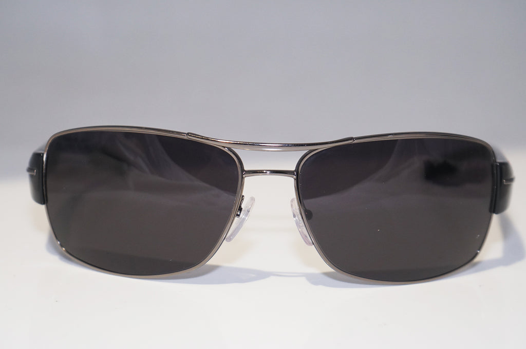 PRADA Mens Designer Sunglasses Black Wrap SPS 53N 5AV-5W1 15221