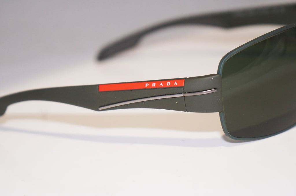 PRADA Mens Designer Sunglasses Camo Green Wrap SPS 53N UFI-0A7 15269