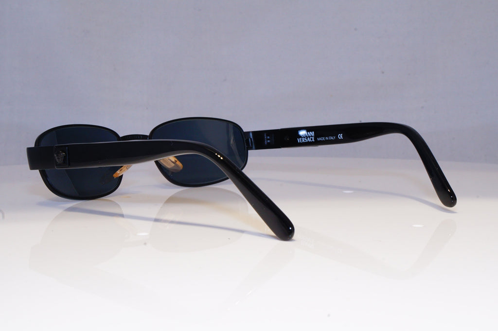 GIANNI VERSACE Mens Vintage 1990 Designer Sunglasses Black X19 28 20008 NOS