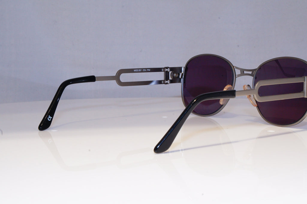 GIANNI VERSACE Mens Vintage 1990 Designer Sunglasses Silver S57 77M 20026 NOS
