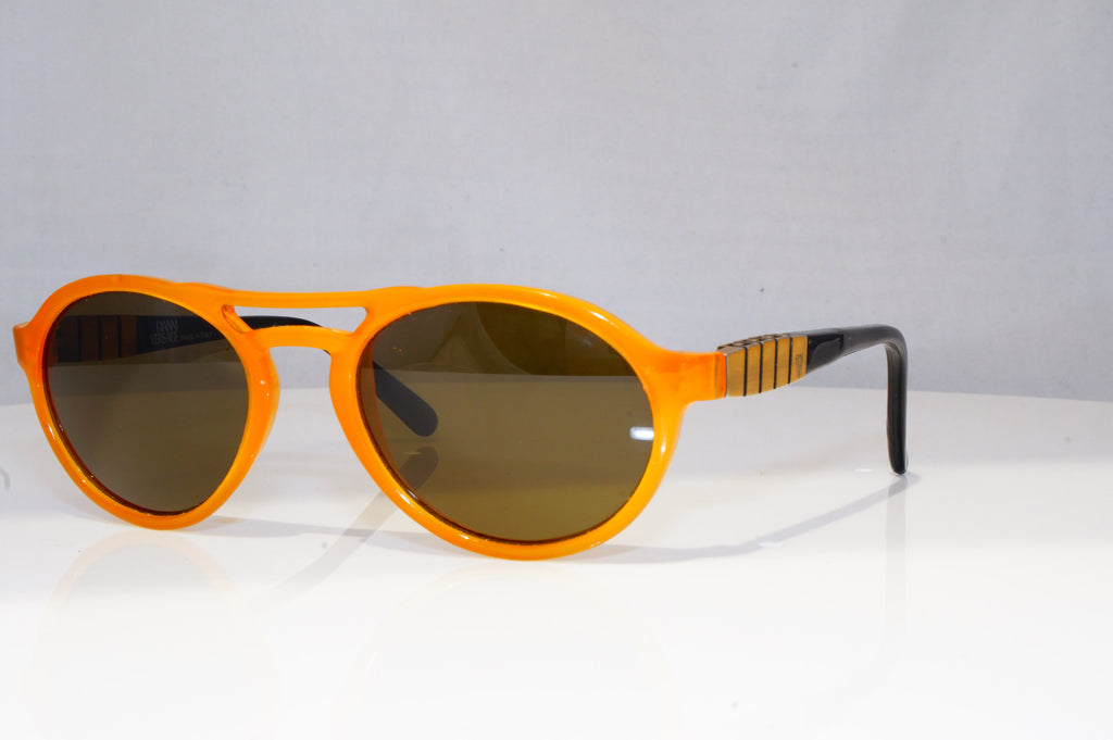 GIANNI VERSACE Mens Vintage 1990 Designer Sunglasses Rectangle 535 682 18827