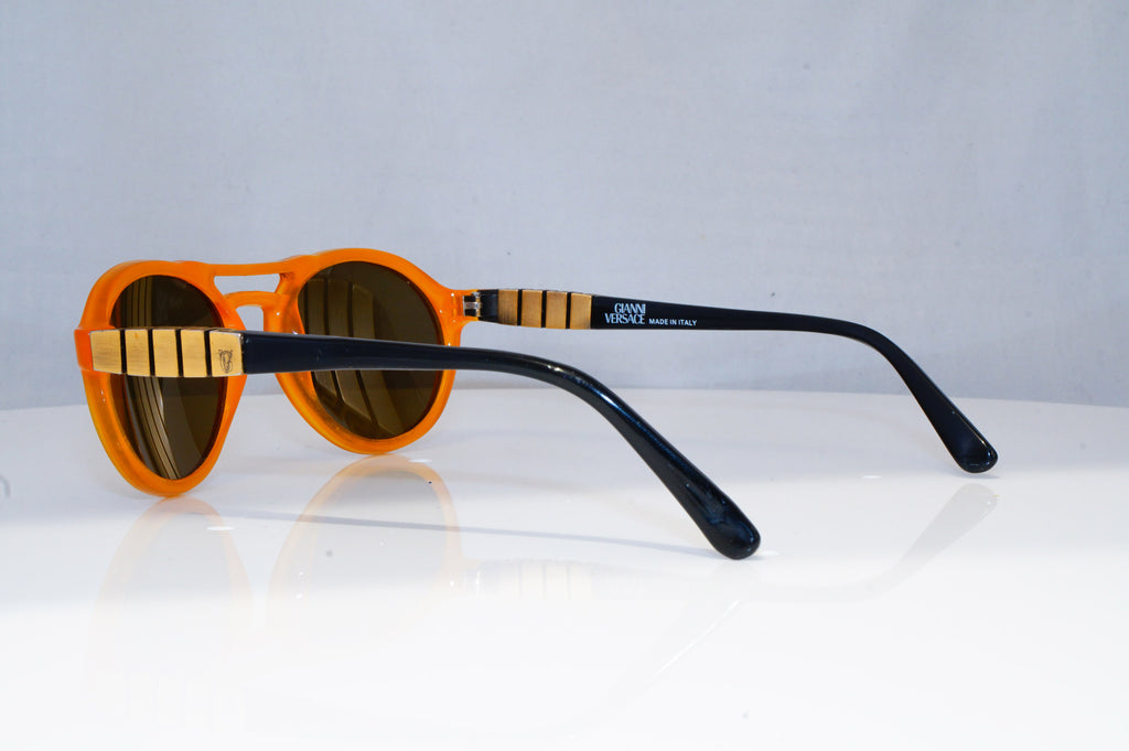 GIANNI VERSACE Mens Vintage 1990 Designer Sunglasses Rectangle 535 682 18827