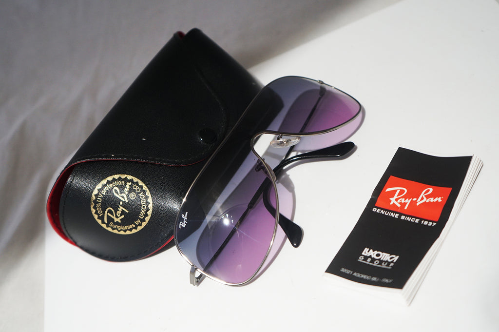 RAY-BAN Mens Designer Sunglasses Black Shield RB 3211 004/90 15687