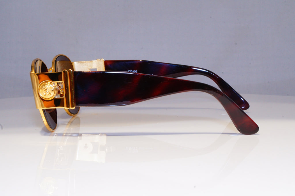 GIANNI VERSACE Mens Vintage 1990 Designer Sunglasses Gold S67 07M 20060 NOS
