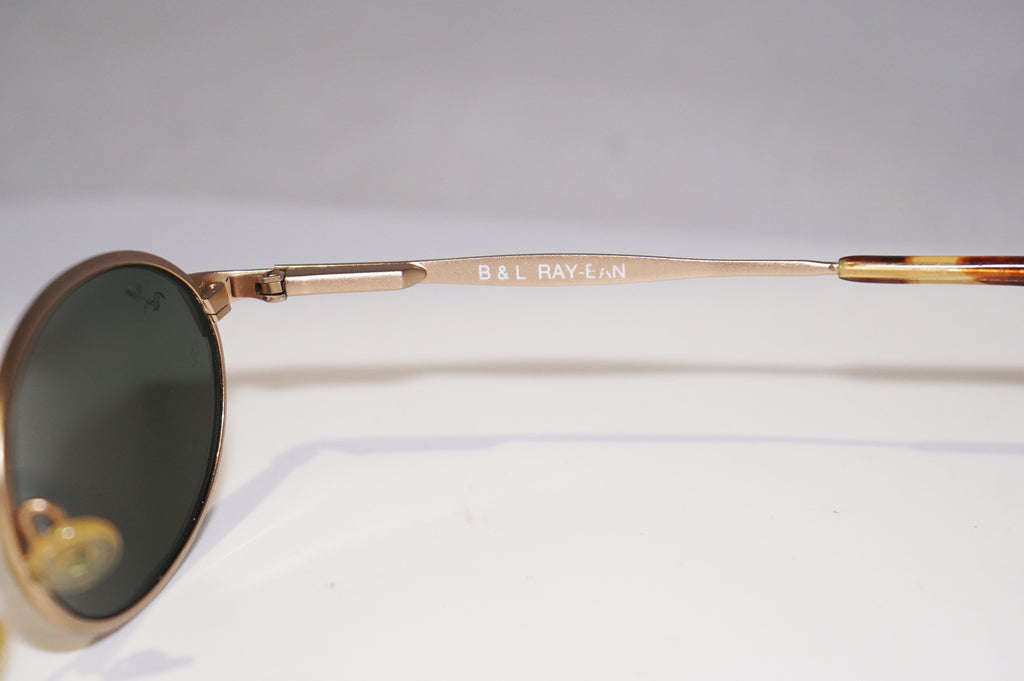RAY-BAN 1990 Vintage Mens Designer Sunglasses Gold Oval W2640 ONAU 15682