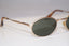 RAY-BAN 1990 Vintage Mens Designer Sunglasses Gold Oval W2640 ONAU 15682