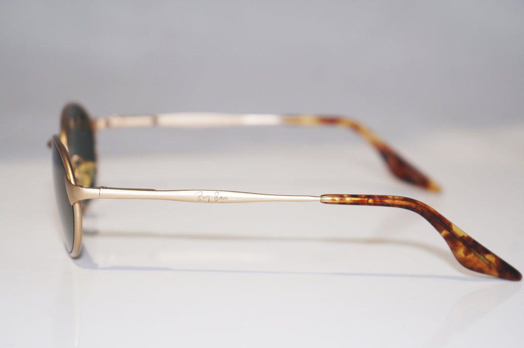RAY-BAN 1990 Vintage Mens Designer Sunglasses Gold Oval W2640 ONAU 15682