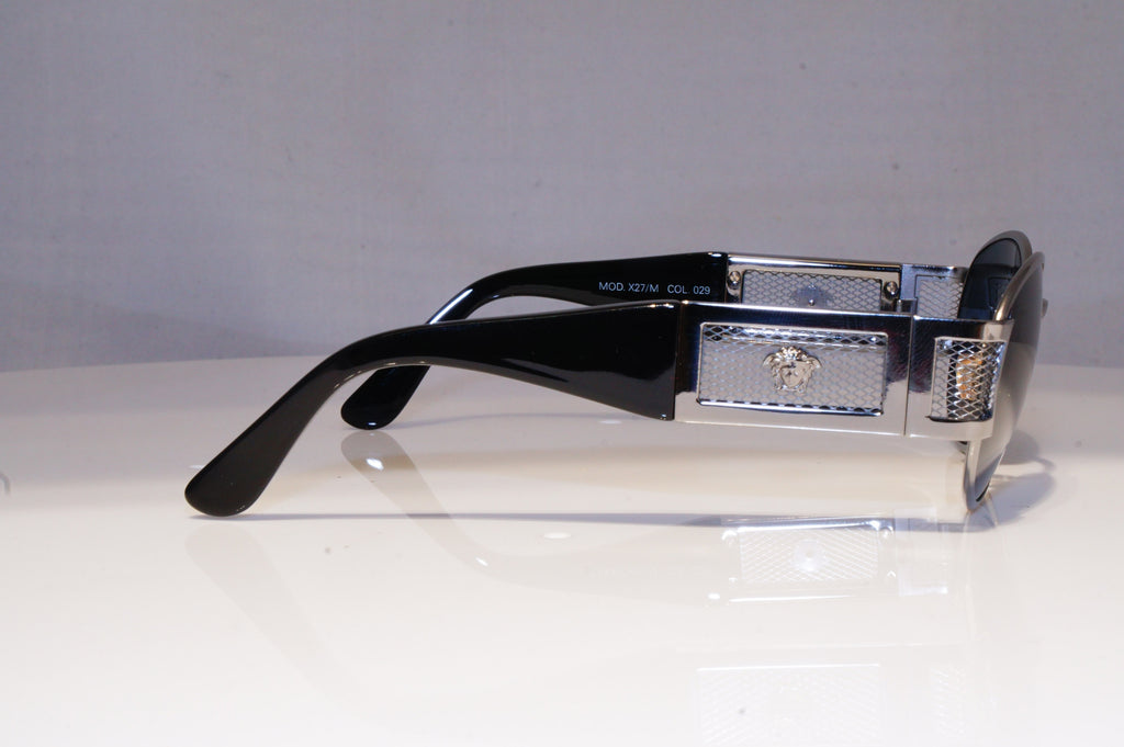 GIANNI VERSACE Mens Vintage 1990 Designer Sunglasses Silver X27/M 29 20036 NOS