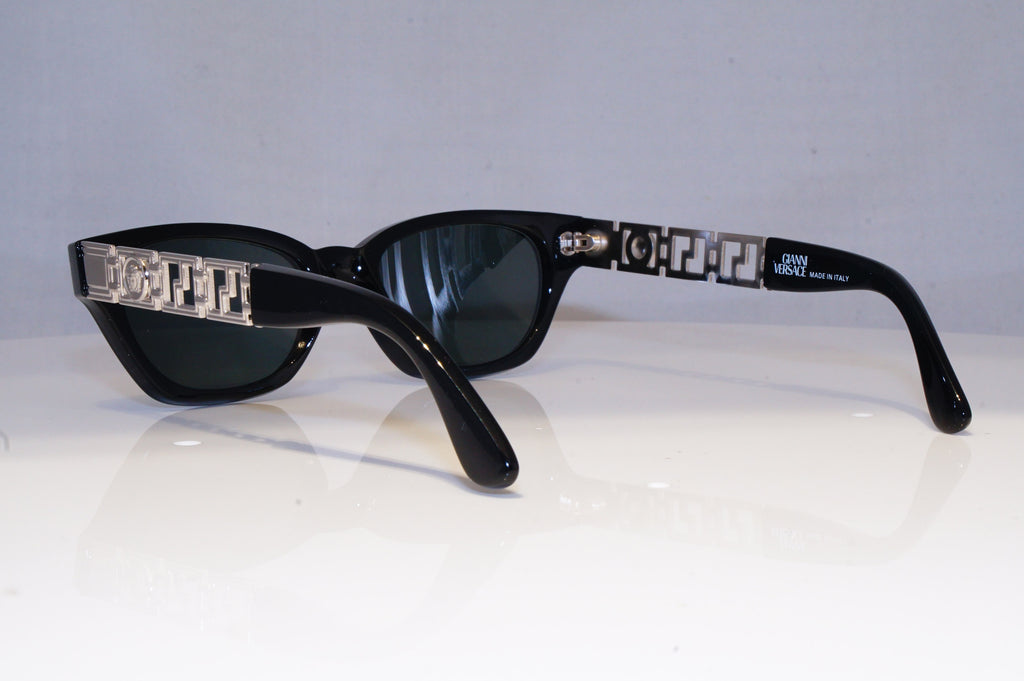 GIANNI VERSACE Mens Vintage 1990 Designer Sunglasses Black 467 N52 20016 NOS