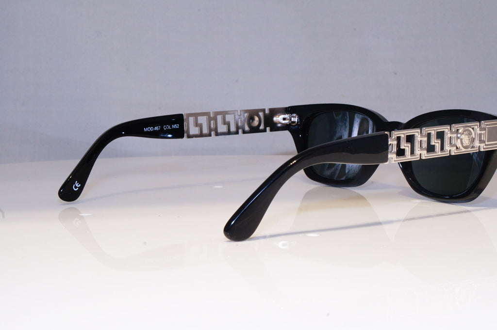 GIANNI VERSACE Mens Vintage 1990 Designer Sunglasses Black 467 N52 20016 NOS