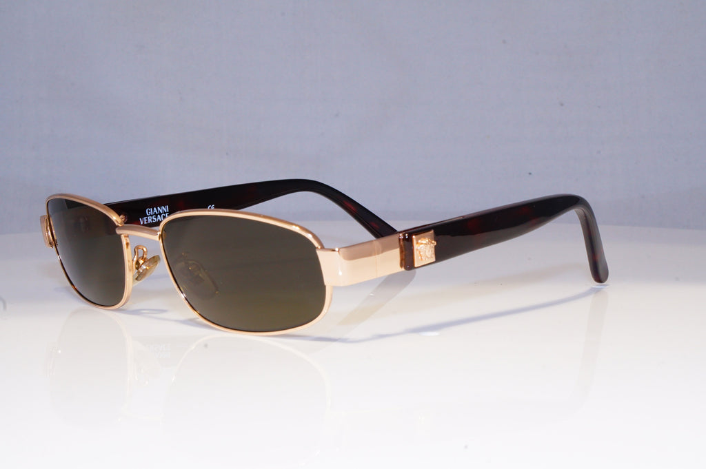GIANNI VERSACE Mens Vintage 1990 Designer Sunglasses Gold X19 30 20068 NOS