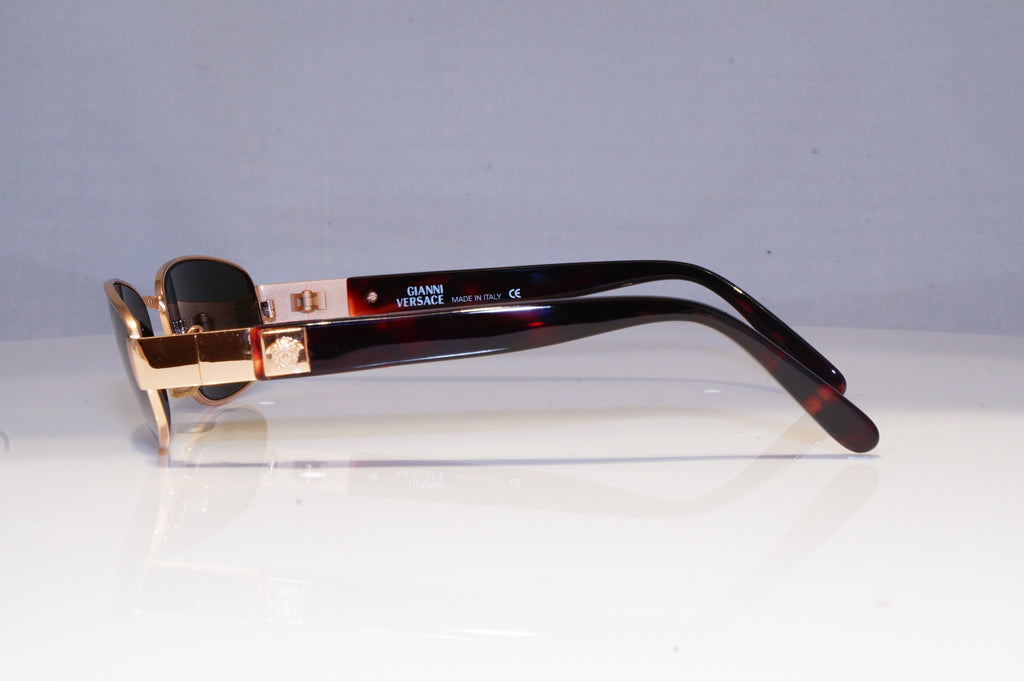 GIANNI VERSACE Mens Vintage 1990 Designer Sunglasses Gold X19 30 20068 NOS