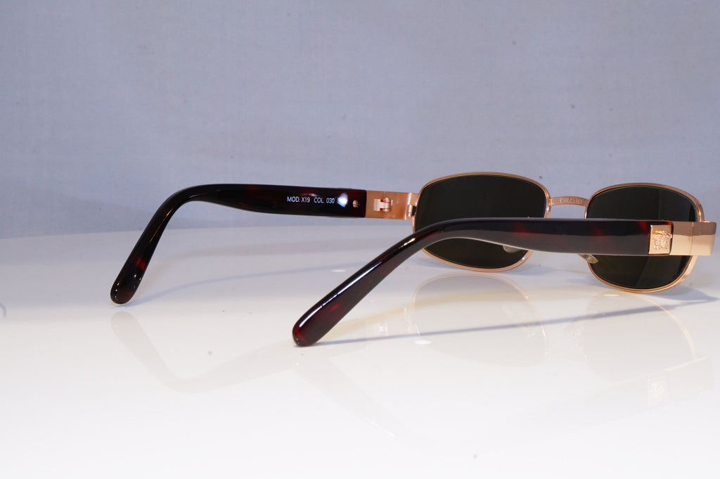 GIANNI VERSACE Mens Vintage 1990 Designer Sunglasses Gold X19 30 20068 NOS
