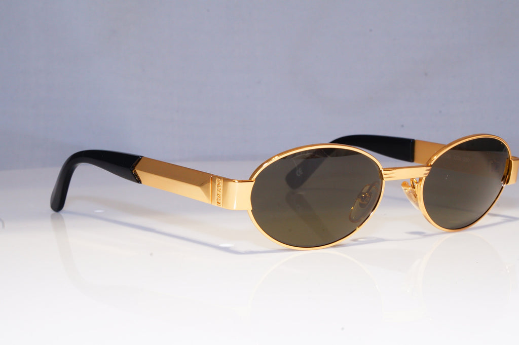 GIANNI VERSACE Mens Vintage 1990 Designer Sunglasses Gold S36 30 20037 NOS