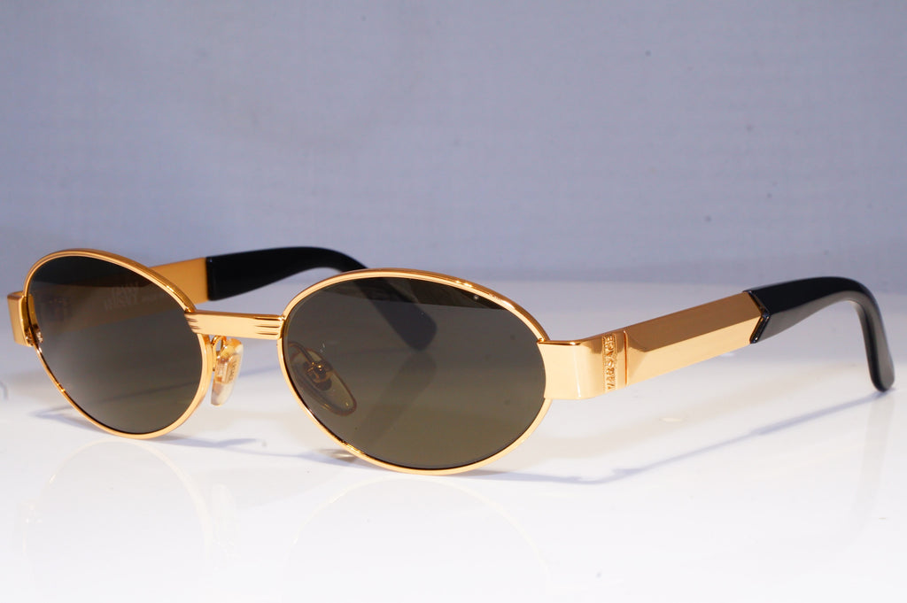 GIANNI VERSACE Mens Vintage 1990 Designer Sunglasses Gold S36 30 20037 NOS