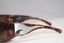 PRADA Womens Designer Sunglasses Brown Wrap SPR 03G 2AU-2Z1 13703