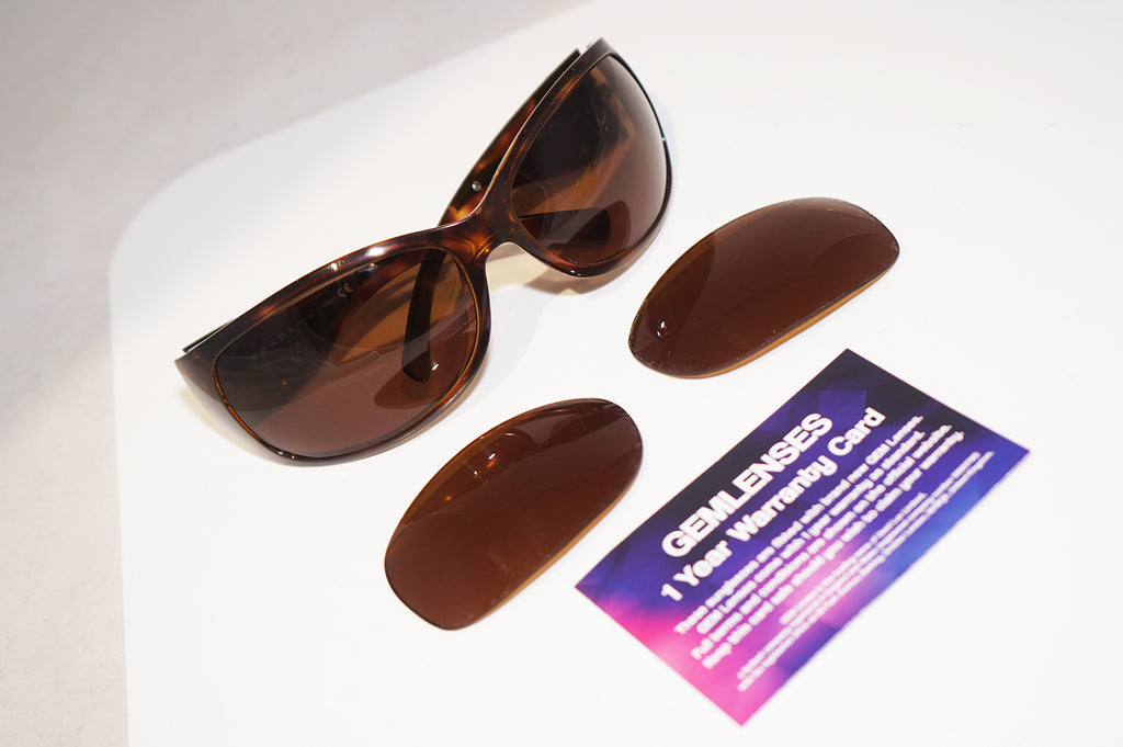 PRADA Womens Designer Sunglasses Brown Wrap SPR 03G 2AU-2Z1 13703