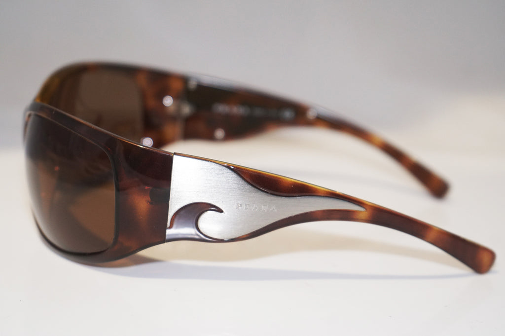 PRADA Womens Designer Sunglasses Brown Wrap SPR 03G 2AU-2Z1 13703