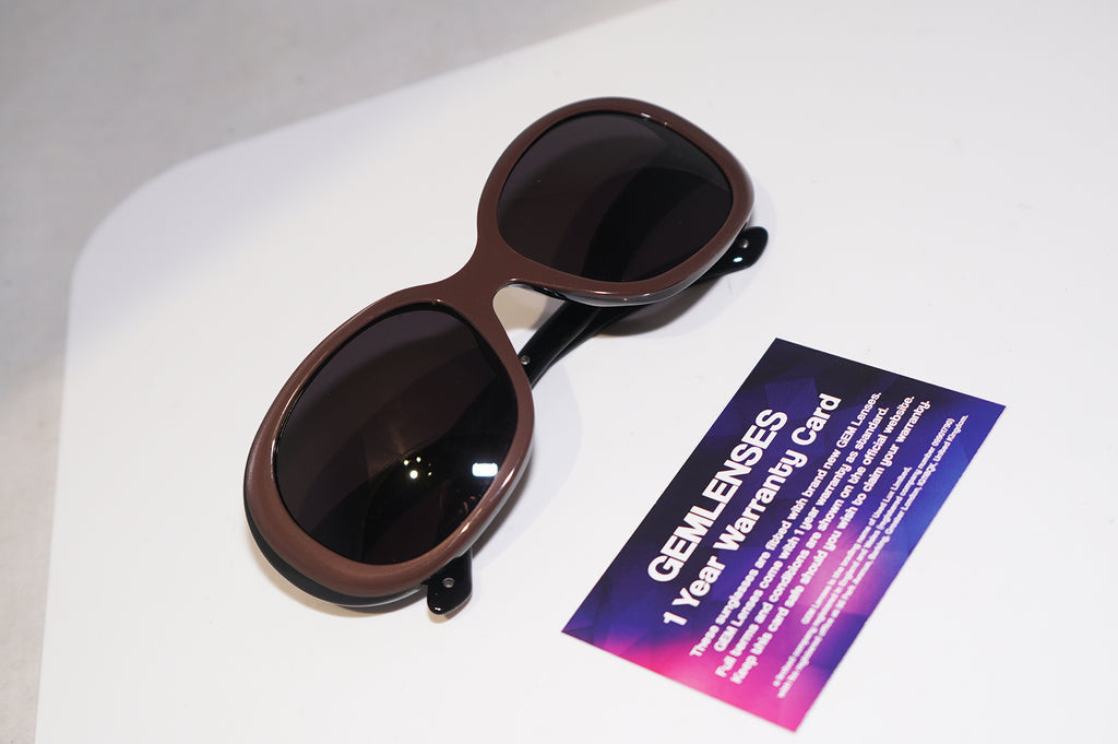 PRADA Womens Designer Sunglasses Black Oval SPR 08L 7ZI-6S1 13043