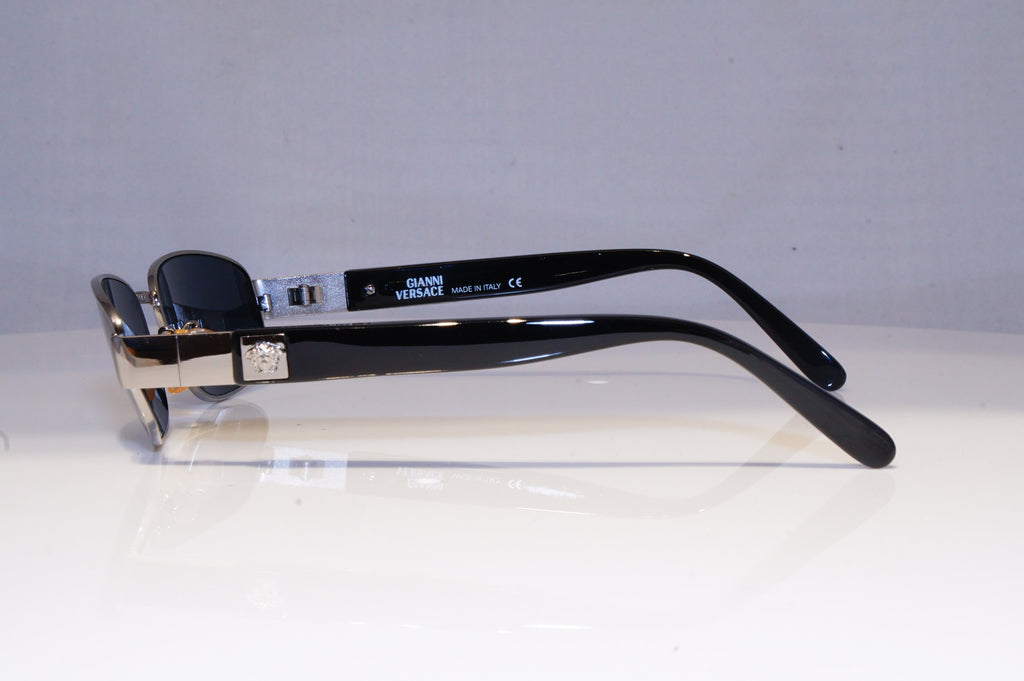 GIANNI VERSACE Mens Vintage 1990 Designer Sunglasses Silver X19 29 20042 NOS