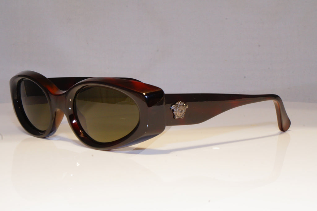 GIANNI VERSACE Mens Vintage 1990 Designer Sunglasses Brown 494 900 20032 NOS