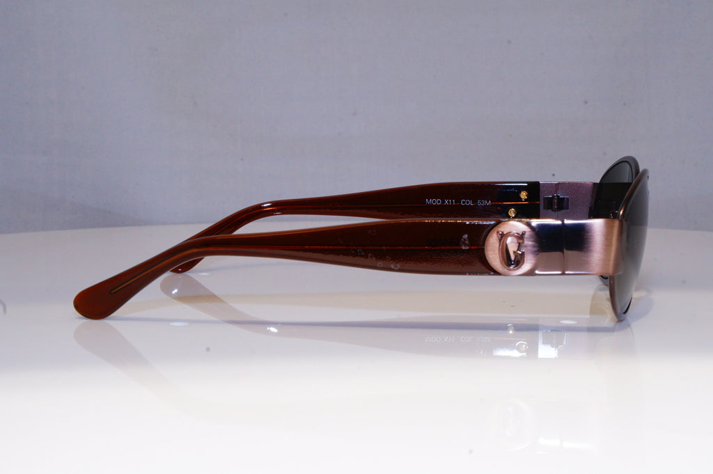 GIANNI VERSACE Mens Vintage 1990 Designer Sunglasses Brown X11 53M 20025 NOS