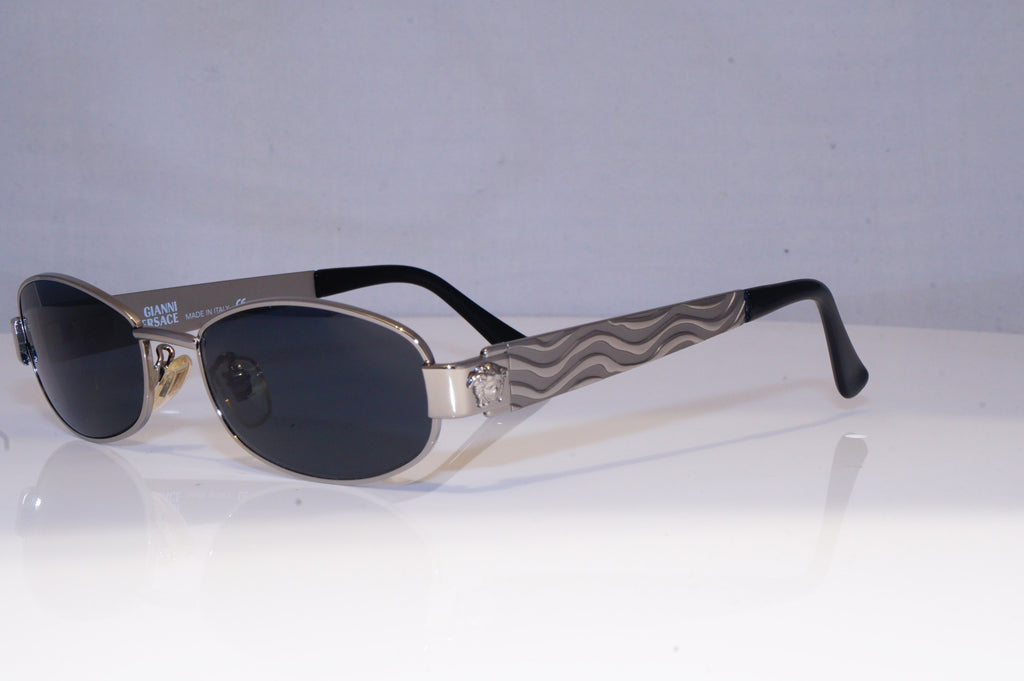 GIANNI VERSACE Mens Vintage 1990 Designer Sunglasses Silver X36 29 20040 NOS