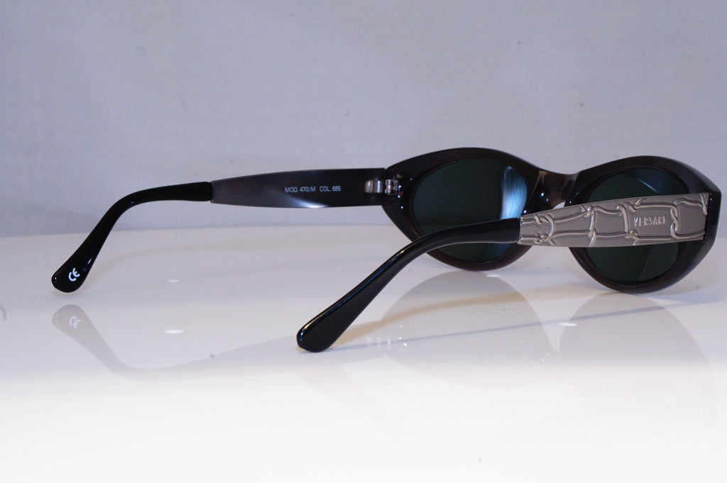 GIANNI VERSACE Mens Vintage 1990 Designer Sunglasses Silver 470/M 685 20057 NOS